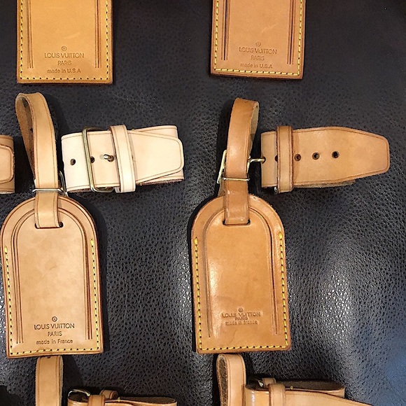 LOUIS VUITTON Luggage Tag / Poignet Set Authentic - Picture 11 of 17
